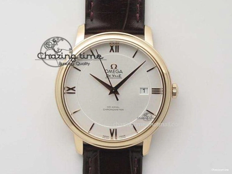 0409 HighQuality De Ville Chronograph SS OMF 1:1 Best Edition White Dial On SS Bracelet A 8151